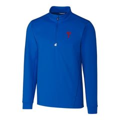 Philadelphia Phillies Cutter & Buck Traverse Stretch Quarter-Zip Pullover Top - Royal