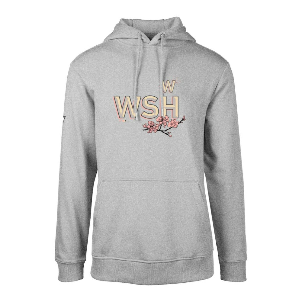 Washington Nationals Levelwear City Connect Podium Core Logo Pullover Hoodie - Heather Gray