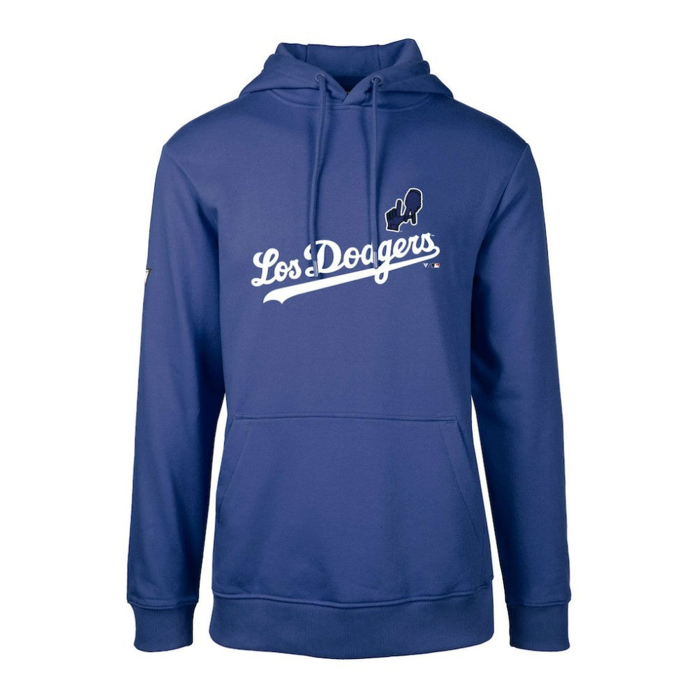 Los Angeles Dodgers Levelwear City Connect Podium Core Logo Pullover Hoodie - Royal