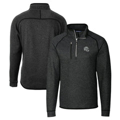 NFL Las Vegas Raiders Cutter & Buck Helmet Mainsail Sweater-Knit Half-Zip Pullover Jacket