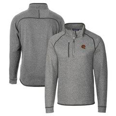 NFL Cincinnati Bengals Cutter & Buck Helmet Mainsail Sweater-Knit Half-Zip Pullover Jacket