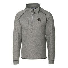 NFL Baltimore Ravens Cutter & Buck Helmet Mainsail Sweater-Knit Half-Zip Pullover Jacket