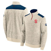 Seattle Kraken Fanatics 2024 NHL Winter Classic Authentic Pro Fleece Quarter-Zip Pullover Top