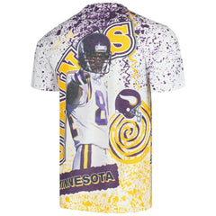 NFL Minnesota Vikings Randy Moss Retired Player Name & Number Burst T-Shirt