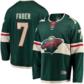 Brock Faber Minnesota Wild Fanatics Home Breakaway Player Jersey