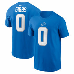 NFL Detroit Lions Jahmyr Gibbs Name & Number T-Shirt