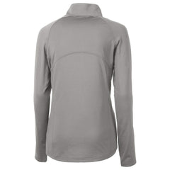 NFL New York Jets Cutter & Buck Women's Helmet Logo Adapt Eco Knit Stretch Recycled Half-Zip Pullover Top