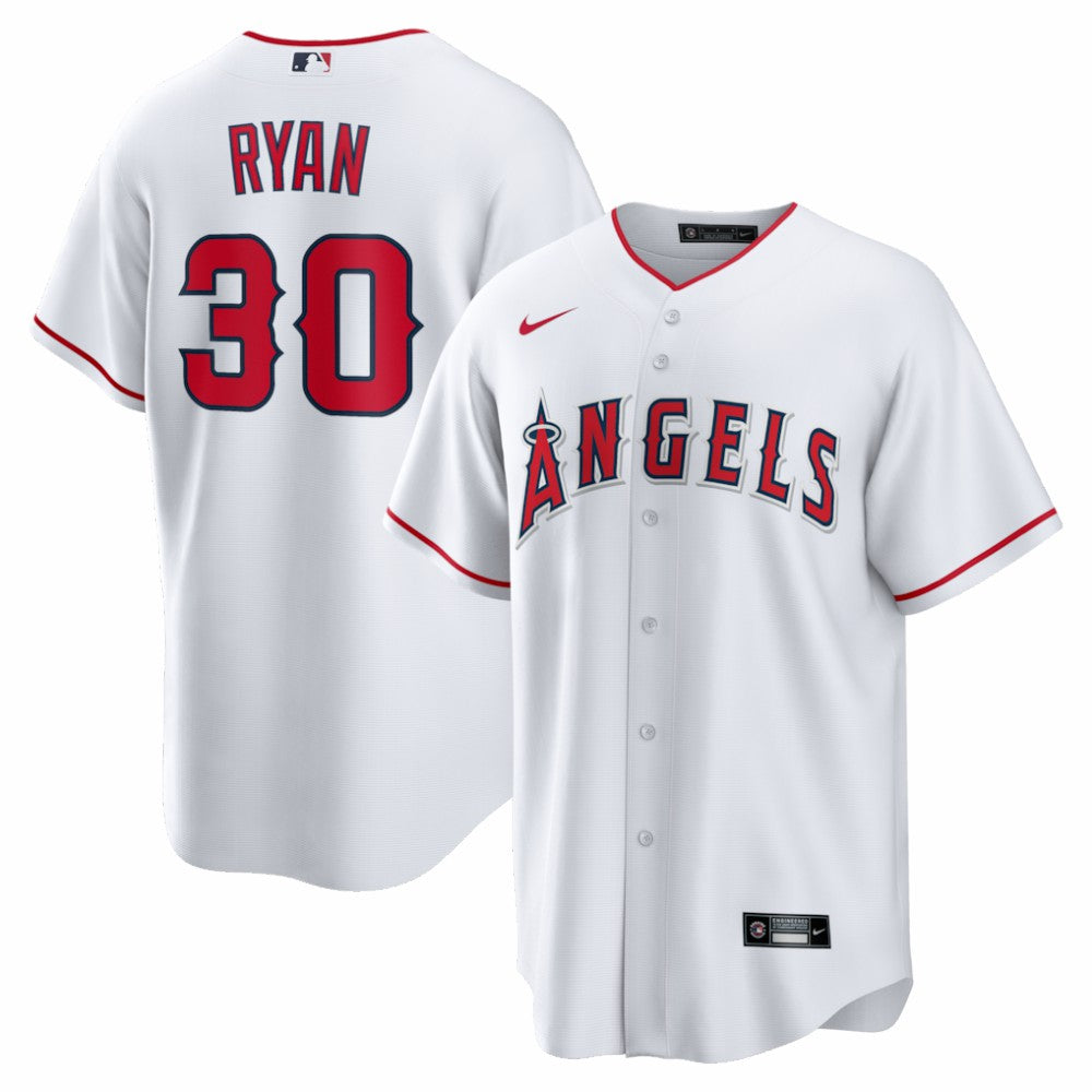 Nolan Ryan Los Angeles Angels Home Retired Player Replica Jersey - White | Nike
