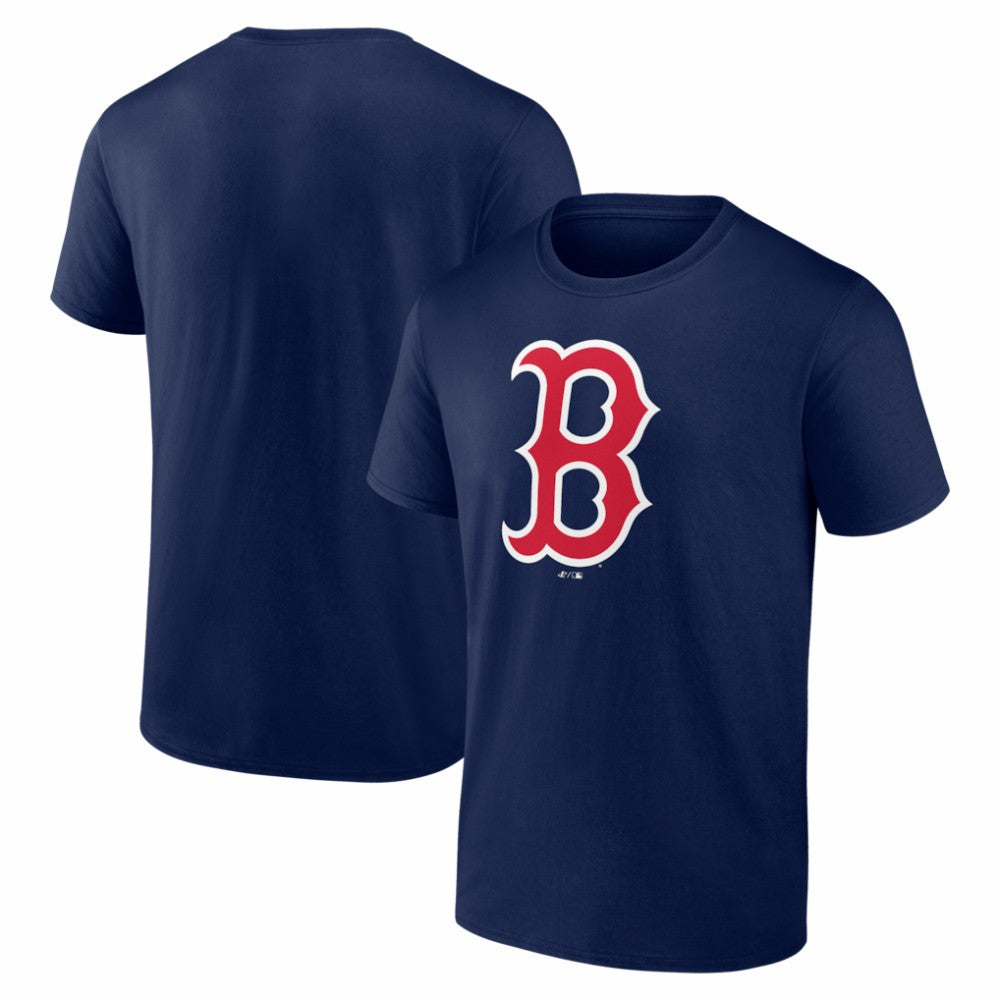 Boston Red Sox Logo Athletic Official Logo T-Shirt - Navy