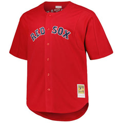 David Ortiz Boston Red Sox Big & Tall Cooperstown Mesh Batting Practice Jersey - Red | Mitchell & Ness