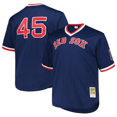 Pedro Martinez Boston Red Sox 1999 Cooperstown Collection Mesh Pullover Jersey - Navy | Mitchell & Ness