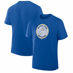 Milwaukee Brewers Vintage Logo Legacy T-Shirt - Royal