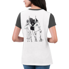 NFL Las Vegas Raiders G-III 4Her by Carl Banks Women's Fashion Illustration T-Shirt