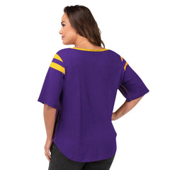 NFL Minnesota Vikings G-III 4Her by Carl Banks Women's Plus Size Linebacker T-Shirt