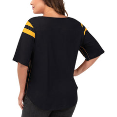 NFL Pittsburgh Steelers G-III 4Her by Carl Banks Women's Plus Size Linebacker T-Shirt