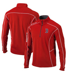 Boston Red Sox Omni-Wick Shotgun Quarter-Zip Pullover Top - Red | Columbia