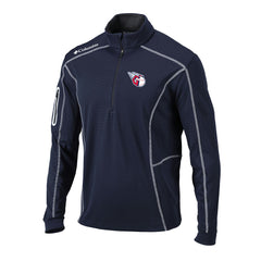 Cleveland Guardians Omni-Wick Shotgun Quarter-Zip Pullover Top - Navy | Columbia