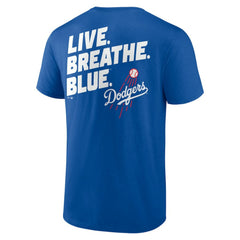 Los Angeles Dodgers Hometown Collection Live Breathe T-Shirt - Royal