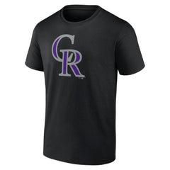 Charlie Blackmon Colorado Rockies Player Icon Name & Number T-Shirt - Black
