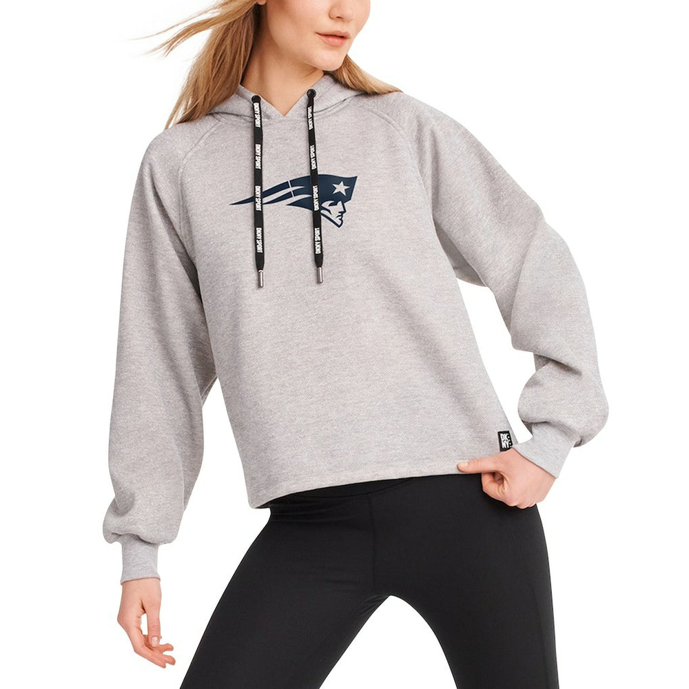 NFL New England Patriots DKNY Sport Women's Debbie Dolman Raglan Pullover Hoodie
