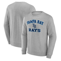 Tampa Bay Rays Heart & Soul Pullover Sweatshirt - Heather Gray