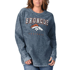 NFL Denver Broncos G-III 4Her by Carl Banks Women's Comfy Cord Pullover Sweatshirt