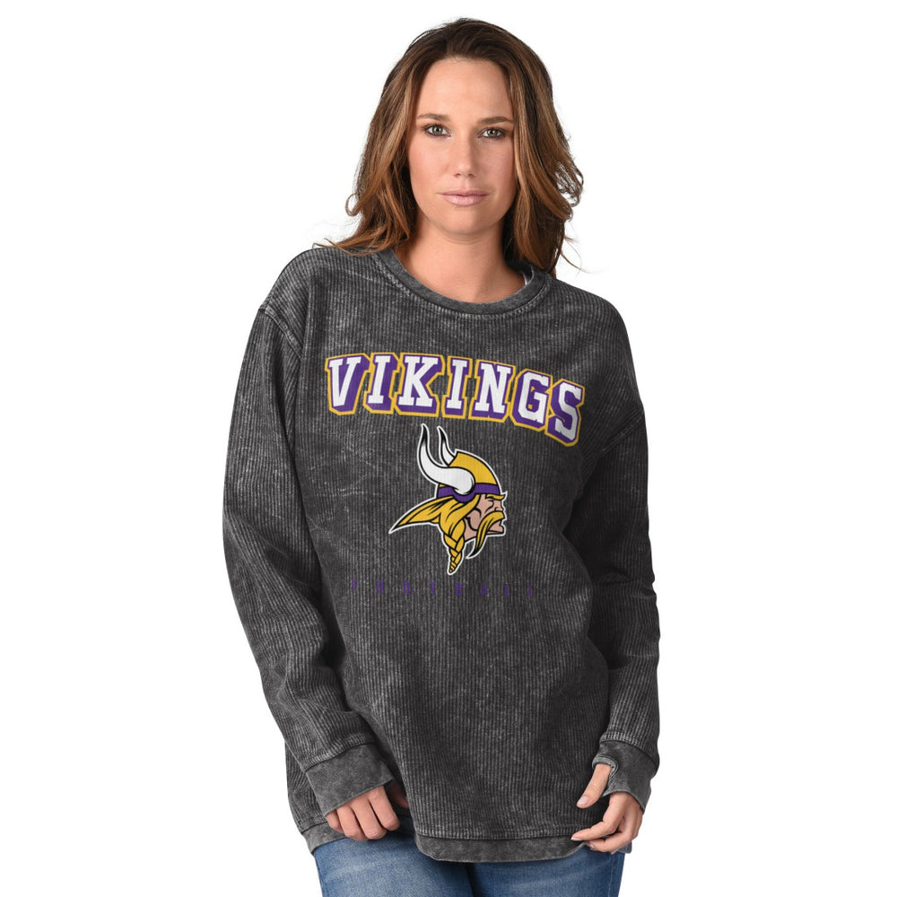 NFL Minnesota Vikings G-III 4Her by Carl Banks Women's Comfy Cord Sweatshirt
