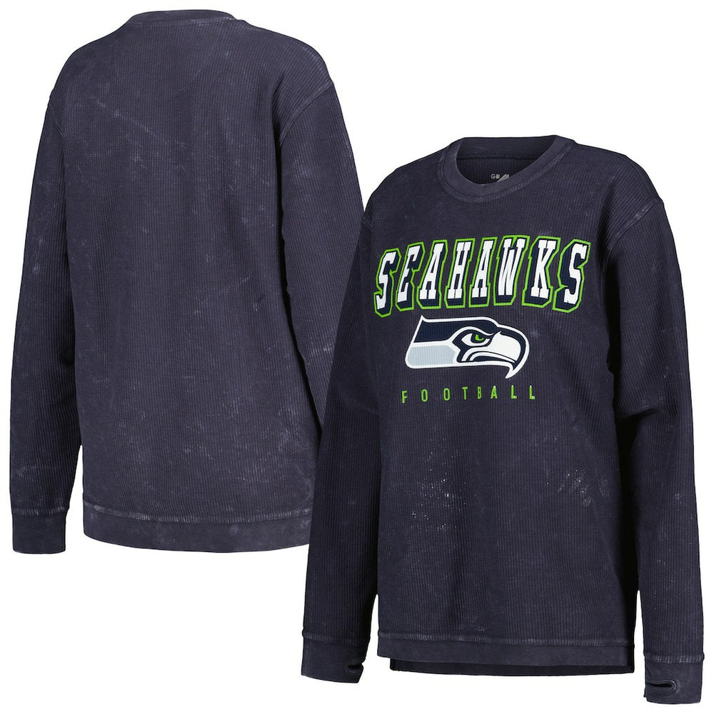 NFL Seattle Seahawks G-III 4Her by Carl Banks Women's Comfy Cord Pullover Sweatshirt