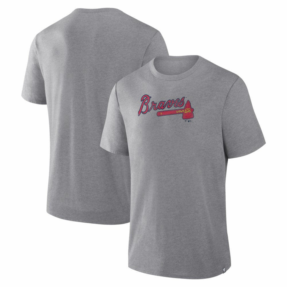 Atlanta Braves Play Tribute Tri-Blend T-Shirt - Heather Gray