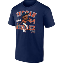Yordan Alvarez Houston Astros Caricature T-Shirt - Navy