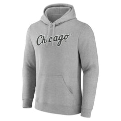 Chicago White Sox Official Wordmark Pullover Hoodie - Heather Gray