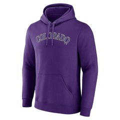 Colorado Rockies Official Wordmark Pullover Hoodie - Purple