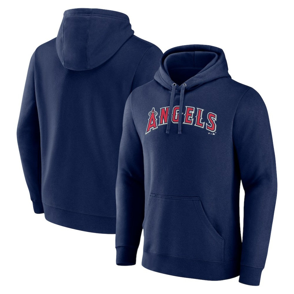 Los Angeles Angels Official Wordmark Pullover Hoodie - Navy