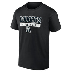 Los Angeles Dodgers In The Mitt T-Shirt - Black