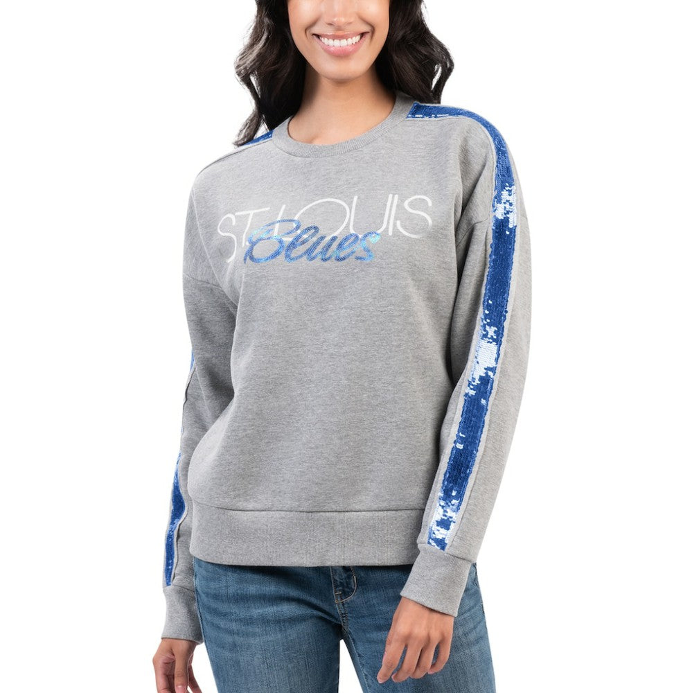 St. Louis Blues G-III 4Her by Carl Banks Women's Penalty Box Pullover Sweatshirt