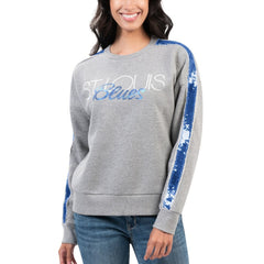 St. Louis Blues G-III 4Her by Carl Banks Women's Penalty Box Pullover Sweatshirt