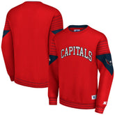 Washington Capitals Starter Faceoff Pullover Sweatshirt
