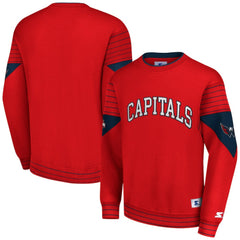 Washington Capitals Starter Faceoff Pullover Sweatshirt