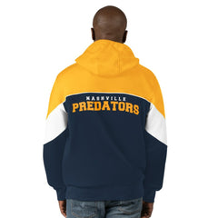 Nashville Predators Starter Power Forward Full-Zip Hoodie