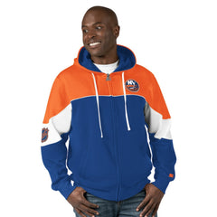 New York Islanders Starter Power Forward Full-Zip Hoodie