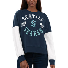 Seattle Kraken G-III 4Her by Carl Banks Women's Team Pride Pullover Sweatshirt