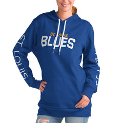 St. Louis Blues G-III 4Her by Carl Banks Women's Overtime Pullover Hoodie