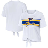 St. Louis Blues WEAR by Erin Andrews Women's Front Knot T-Shirt