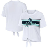 Seattle Kraken WEAR by Erin Andrews Women's Front Knot T-Shirt