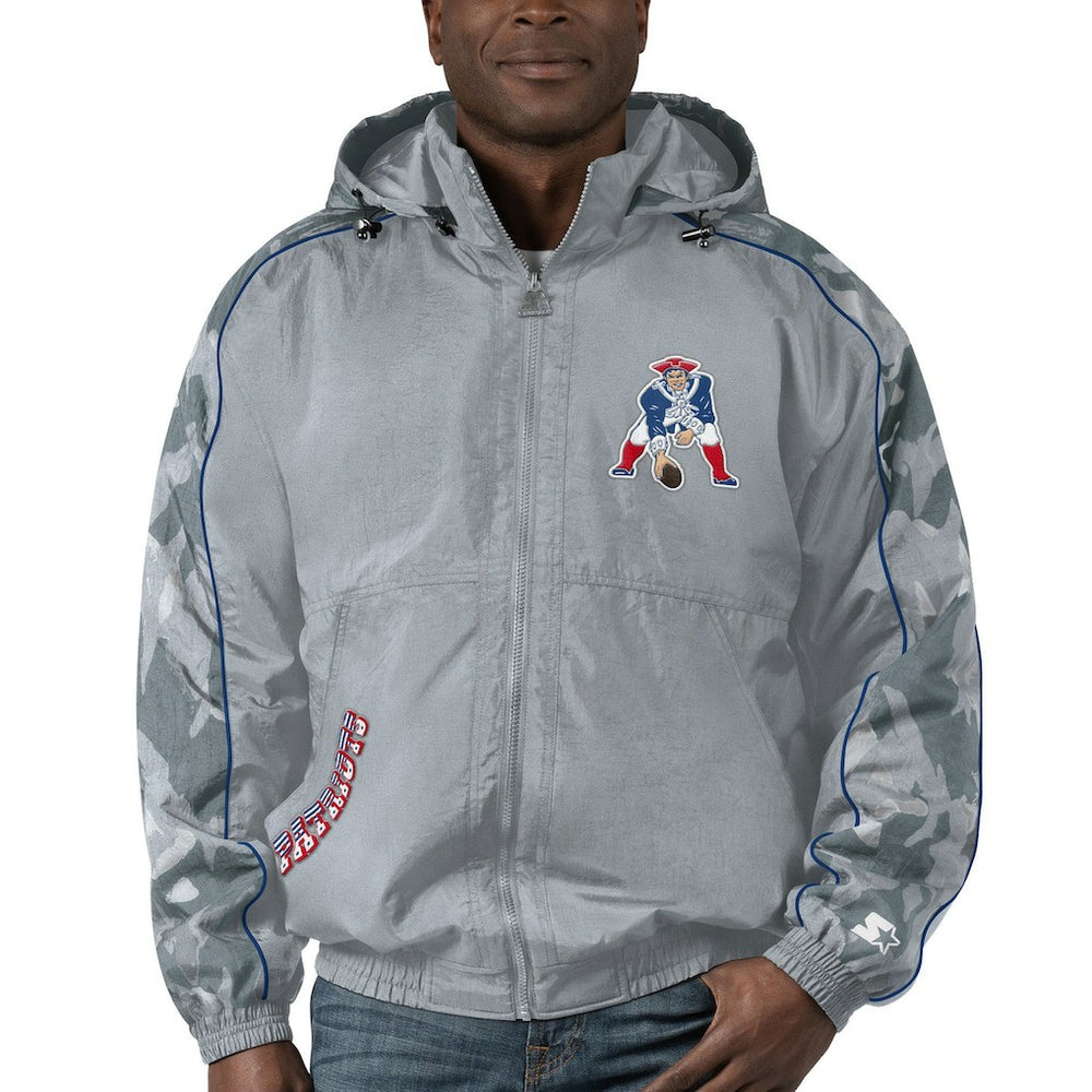 NFL New England Patriots Starter Thursday Night Gridiron Throwback Full-Zip Jacket