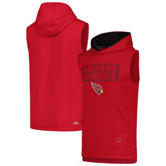 NFL Arizona Cardinals MSX by Michael Strahan Marathon Sleeveless Pullover Hoodie