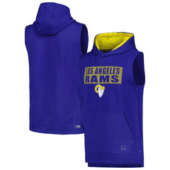 NFL Los Angeles Rams MSX by Michael Strahan Marathon Sleeveless Pullover Hoodie