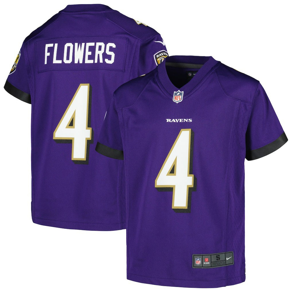 NFL Baltimore Ravens Zay Flowers Youth Game Jersey