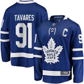 John Tavares Toronto Maple Leafs Fanatics Captain Patch Home Breakaway Jersey