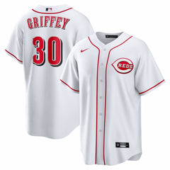 Ken Griffey Jr. Cincinnati Reds Home Retired Player Replica Jersey - White | Nike